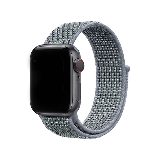 Ремінець Apple Nike Sport Loop for Apple Watch 38mm/40mm Obsidian Mist - ціна, характеристики, відгуки, розстрочка, фото 1