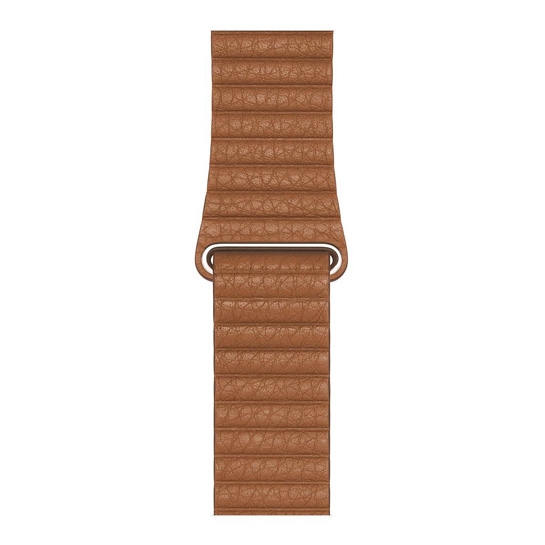 Ремінець Leather Link for Apple Watch 42mm/44mm Saddle Brown - L - ціна, характеристики, відгуки, розстрочка, фото 1