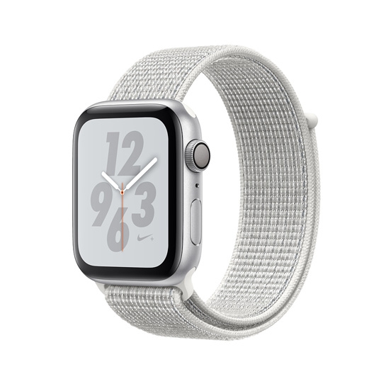 Смарт-часы Apple Watch Series 4 Nike+ LTE 40mm Silver Aluminum Case with Summit White Sport Loop - цена, характеристики, отзывы, рассрочка, фото 1