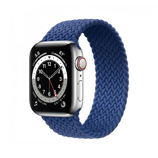 Смарт-часы Apple Watch Series 6 + LTE 40mm Silver Stainless Steel Case/Atlantic Blue Braided Loop- 5 - цена, характеристики, отзывы, рассрочка, фото 1