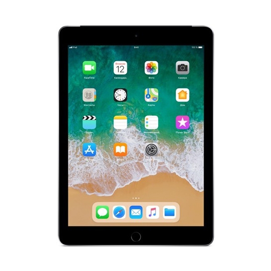 Б/У Планшет Apple iPad 9.7 128Gb Wi-Fi + 4G Space Gray (2018) (Отличное) - цена, характеристики, отзывы, рассрочка, фото 2