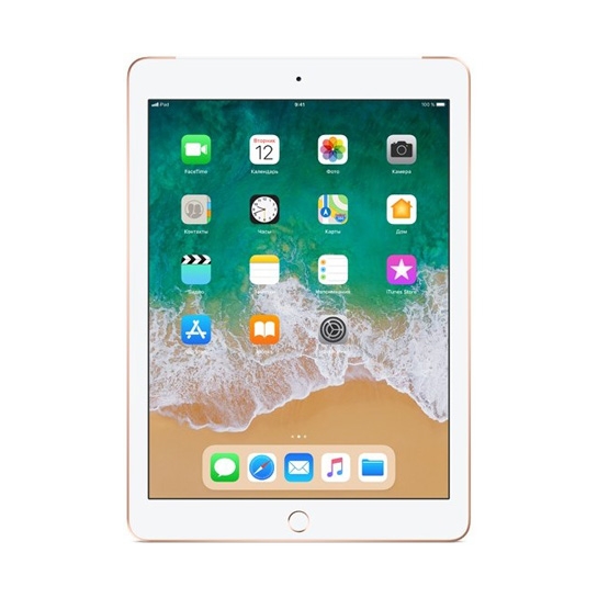Б/У Планшет Apple iPad 9.7 128Gb Wi-Fi + 4G Gold (2018) (Идеальное) - цена, характеристики, отзывы, рассрочка, фото 2