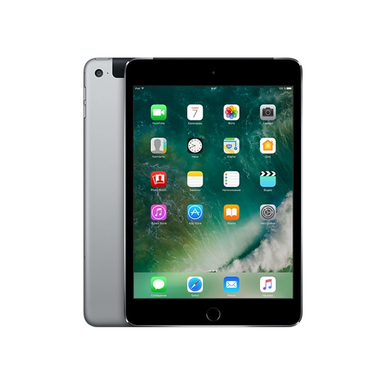 Б/У Планшет Apple iPad mini 4 Retina 128Gb Wi-Fi + 4G Space Gray (Идеальное)