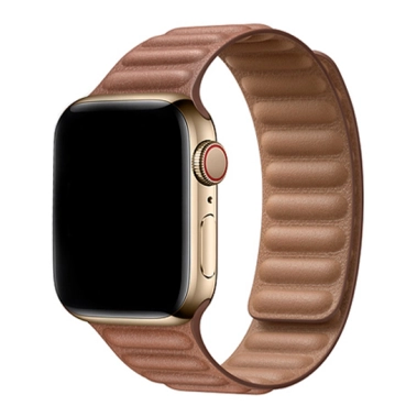 Ремешок Apple Leather Link for Apple Watch 42mm/44mm Saddle Brown - S/M - цена, характеристики, отзывы, рассрочка, фото 1