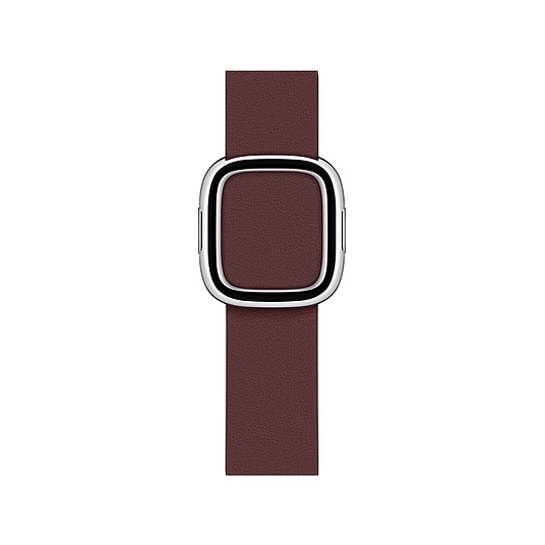 Ремінець Apple Modern Buckle Band Medium for Apple Watch 38mm/40mm Garnet - ціна, характеристики, відгуки, розстрочка, фото 3