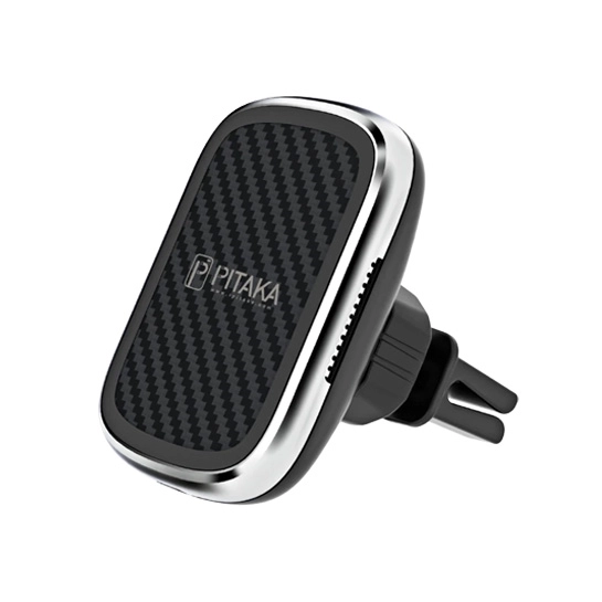Бездротовий зарядний пристрій-тримач Pitaka MagEZ Mount Qi Car Vent Black/Gun Metal