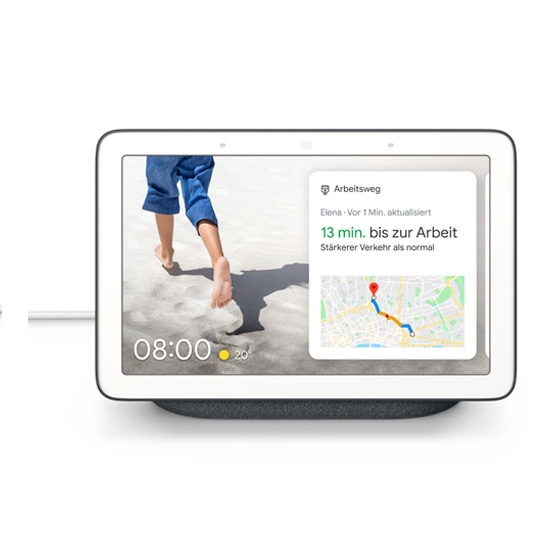 Акустична система Google Home Hub Assistant Charcoal - ціна, характеристики, відгуки, розстрочка, фото 1