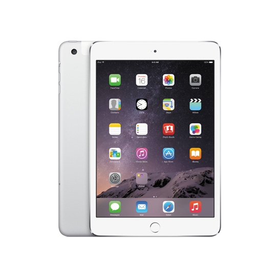 Б/У Планшет Apple iPad mini 3 Retina 128Gb Wi-Fi + 4G Silver (Відмінний) - ціна, характеристики, відгуки, розстрочка, фото 1