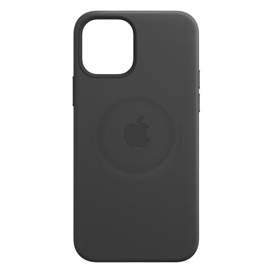 Чохол Apple Leather Case with MagSafe for iPhone 12/12 Pro Black - ціна, характеристики, відгуки, розстрочка, фото 2