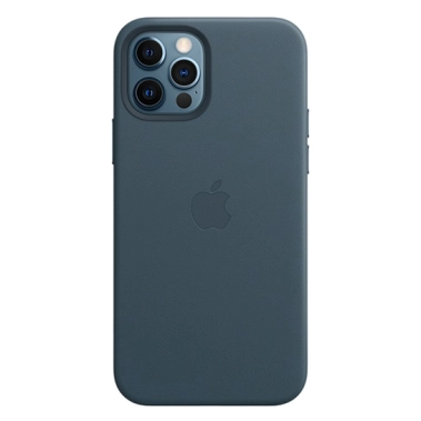 Чехол Apple Leather Case with MagSafe for iPhone 12/12 Pro Baltic Blue - цена, характеристики, отзывы, рассрочка, фото 1