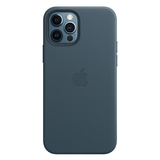 Чохол Apple Leather Case with MagSafe for iPhone 12/12 Pro Baltic Blue - ціна, характеристики, відгуки, розстрочка, фото 1