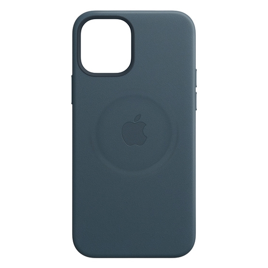 Чохол Apple Leather Case with MagSafe for iPhone 12/12 Pro Baltic Blue - ціна, характеристики, відгуки, розстрочка, фото 2