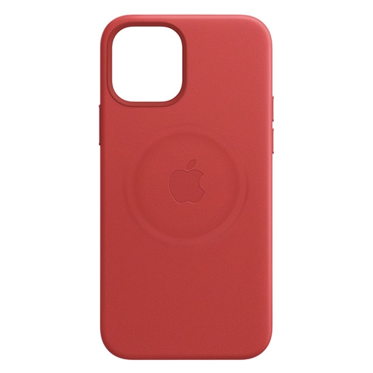 Чохол Apple Leather Case with MagSafe for iPhone 12/12 Pro (PRODUCT)RED - ціна, характеристики, відгуки, розстрочка, фото 2