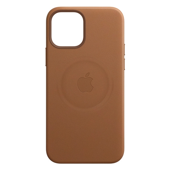 Чехол Apple Leather Case with MagSafe for iPhone 12/12 Pro Saddle Brown - цена, характеристики, отзывы, рассрочка, фото 2