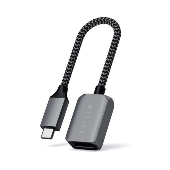 Перехідник Satechi USB-C to USB 3.0 Adapter Cable Space Gray - ціна, характеристики, відгуки, розстрочка, фото 5