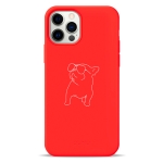 Чохол Pump Silicone Minimalistic Case for iPhone 12/12 Pro Pug With  #