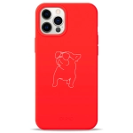 Чохол Pump Silicone Minimalistic Case for iPhone 12 Pro Max Pug With #