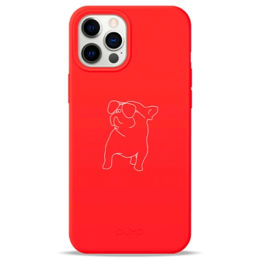 Чохол Pump Silicone Minimalistic Case for iPhone 12 Pro Max Pug With # - цена, характеристики, отзывы, рассрочка, фото 1