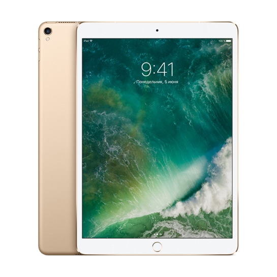 Б/У Планшет Apple iPad Pro 10.5" 64Gb Wi-Fi + LTE Gold 2017 (5+) - цена, характеристики, отзывы, рассрочка, фото 1
