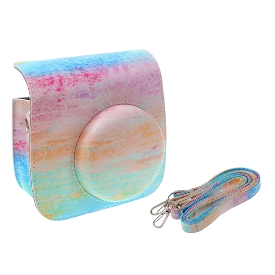Чехол Retro Leather Case for FUJIFILM Instax Mini 11 Rainbow