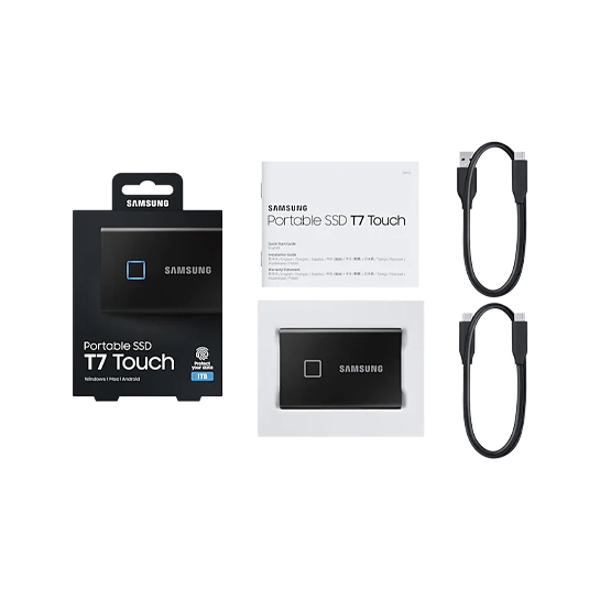 SSD накопичувач SAMSUNG T7 Touch 1TB USB 3.2 Black - ціна, характеристики, відгуки, розстрочка, фото 4