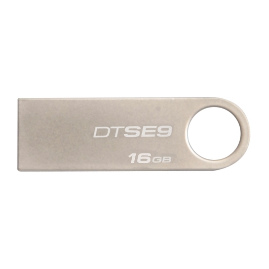Зовнішній накопичувач USB-Flash 16Gb Kingston USB 2.0 DT SE9 Metal - ціна, характеристики, відгуки, розстрочка, фото 1