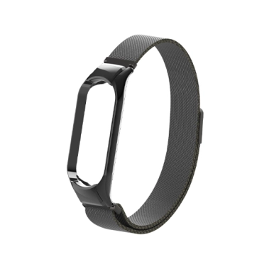 Ремінець для браслета Xiaomi Metal Milanese Mi Band 5 Black - цена, характеристики, отзывы, рассрочка, фото 1