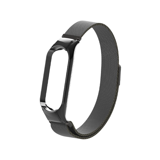 Ремешок для браслета Xiaomi Metal Milanese Mi Band 5 Black