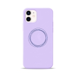 Чохол Pump Silicone Minimalistic Case for iPhone 12 mini Circles on Light Purple #