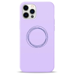 Чохол Pump Silicone Minimalistic Case for iPhone 12 Pro Max Circles on Light Purple #