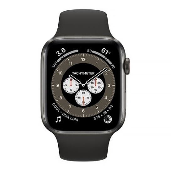 Смарт-годинник Apple Watch Series 6 + LTE 44mm Titanium Case with Dark Gray Sport Band M/L - ціна, характеристики, відгуки, розстрочка, фото 2
