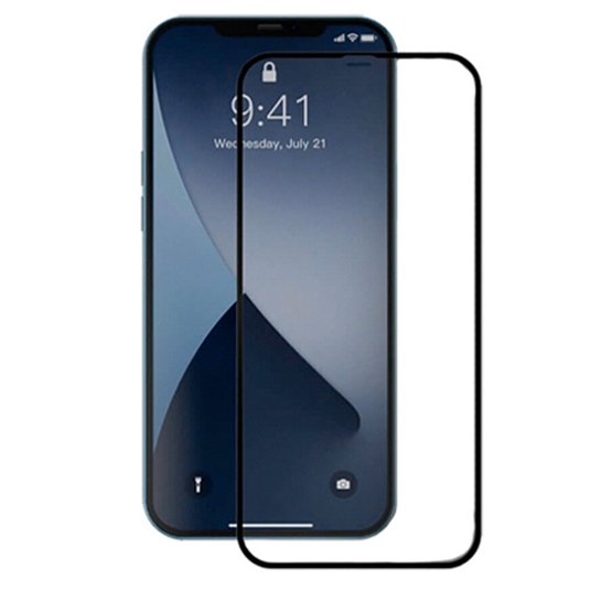 Скло Baseus Curved Screen Glass Protector 0.3mm For iPhone 12 Pro Max Black 1 Pcs - ціна, характеристики, відгуки, розстрочка, фото 1