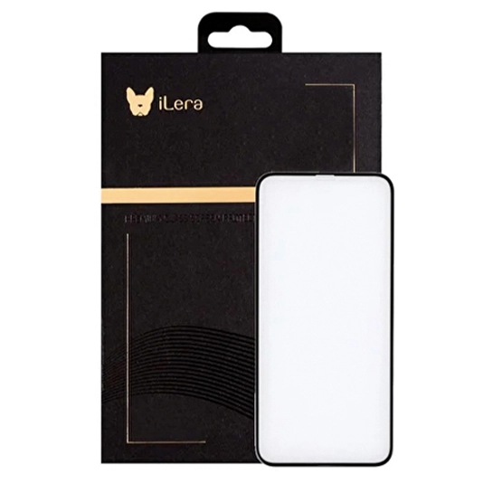 Стекло iLera Deluxe Glass Full for iPhone 12 Pro Max Front Black