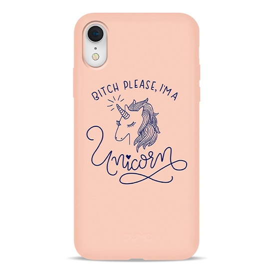 Чохол Pump Silicone Minimalistic Case for iPhone XR Unicorn Girl # - ціна, характеристики, відгуки, розстрочка, фото 1