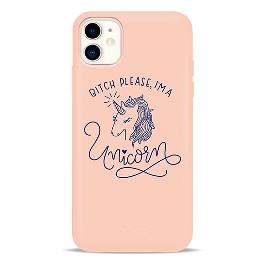 Чехол Pump Silicone Minimalistic Case for iPhone 11 Unicorn Girl # - цена, характеристики, отзывы, рассрочка, фото 1