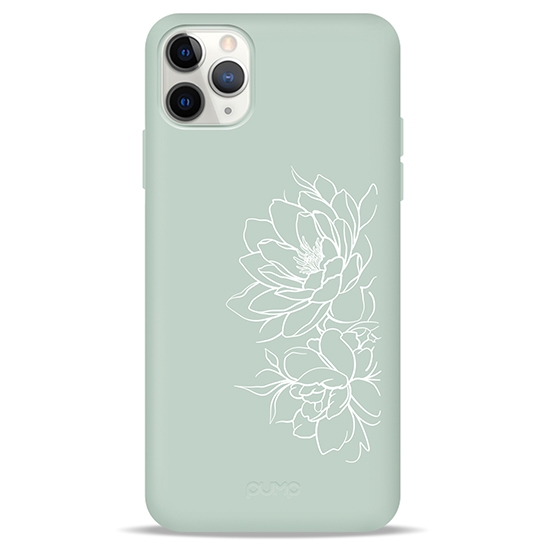 Чехол Pump Silicone Minimalistic Case for iPhone 11 Pro Max Floral # - цена, характеристики, отзывы, рассрочка, фото 1
