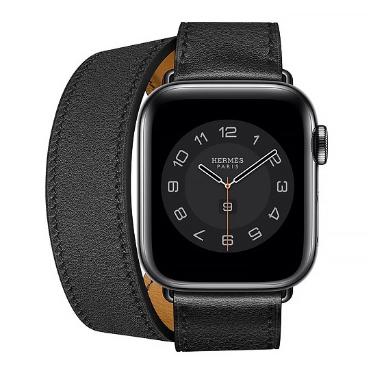 Смарт-годинник Apple Watch Hermes Series 6 + LTE 40mm Sp.Black Stainless Steel Case with Noir Double Tour - ціна, характеристики, відгуки, розстрочка, фото 2