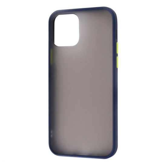 Чехол Shadow Matte TPU Case for iPhone 12/12 Pro Dark Blue - цена, характеристики, отзывы, рассрочка, фото 1