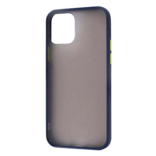 Чехол Shadow Matte TPU Case for iPhone 12/12 Pro Dark Blue