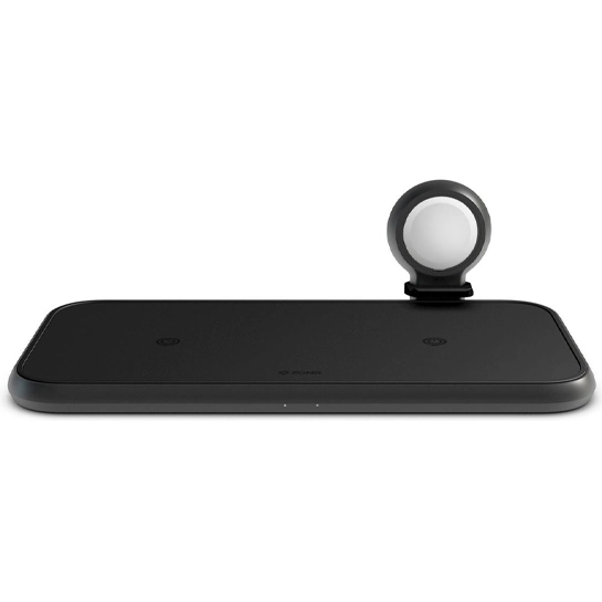 Беспроводное зарядное устройство ZENS Aluminium Wireless Charger with 45W USB PD and MFI Apple Watch Cable Black