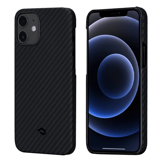 Чехол Pitaka MagEZ Twill Case for iPhone 12 Black/Grey