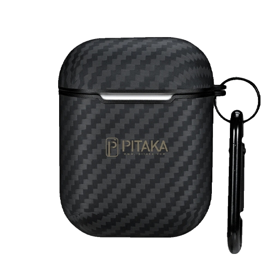 Чохол Pitaka Air Pal Mini Case for AirPods Black/Grey - ціна, характеристики, відгуки, розстрочка, фото 1