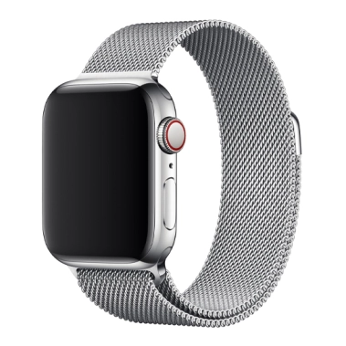 Ремінець Apple Milanese Loop Band for Apple Watch 42mm/44mm/45mm Silver - цена, характеристики, отзывы, рассрочка, фото 1