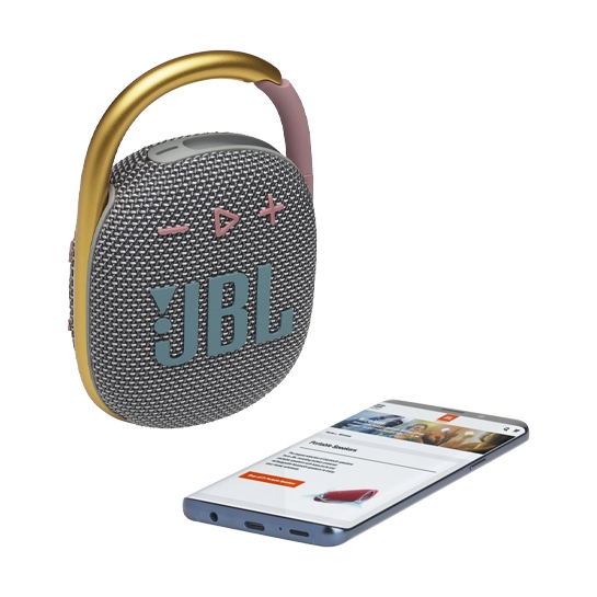 Портативная акустика JBL Clip 4 Grey - цена, характеристики, отзывы, рассрочка, фото 6