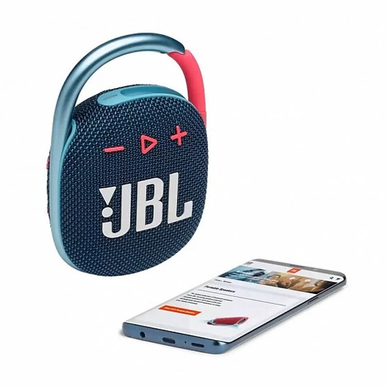 Портативна акустика JBL Clip 4 Blue/Pink - ціна, характеристики, відгуки, розстрочка, фото 6