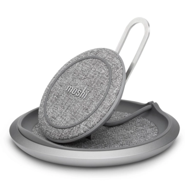 Бездротовий зарядний пристрій Moshi Lounge Q Nordic Gray - цена, характеристики, отзывы, рассрочка, фото 1