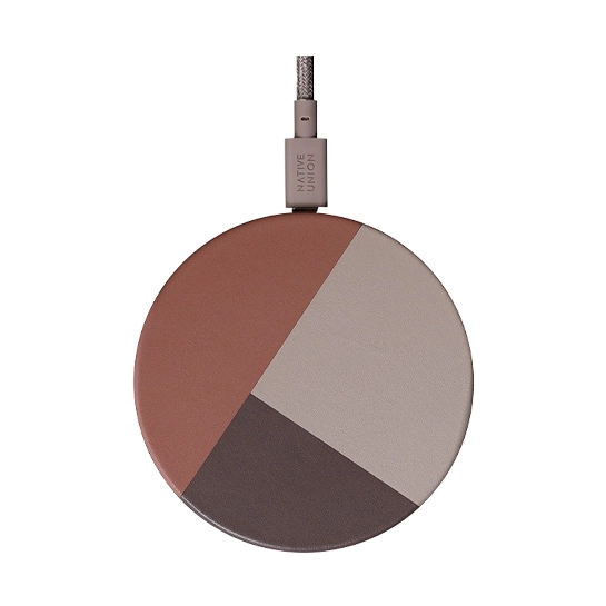 Бездротовий зарядний пристрій NATIVE UNION Marquetry Wireless Charger Rose