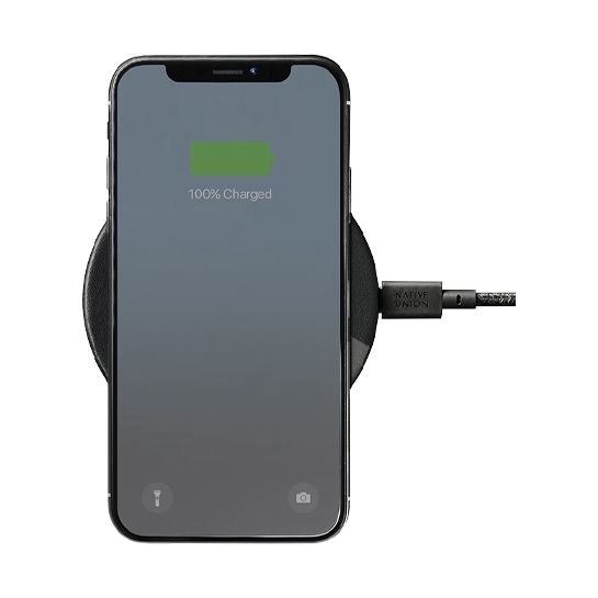 Беспроводное зарядное устройство NATIVE UNION Marquetry Wireless Charger Slate - цена, характеристики, отзывы, рассрочка, фото 3