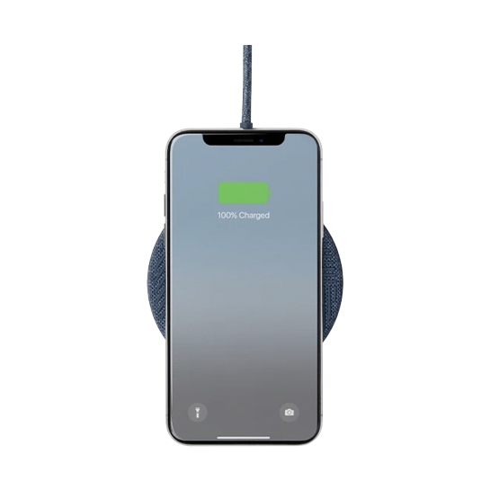 Бездротовий зарядний пристрій NATIVE UNION Drop Wireless Charger Fabric Indigo - ціна, характеристики, відгуки, розстрочка, фото 3