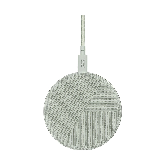 Беспроводное зарядное устройство NATIVE UNION Drop Wireless Charger Fabric Sage